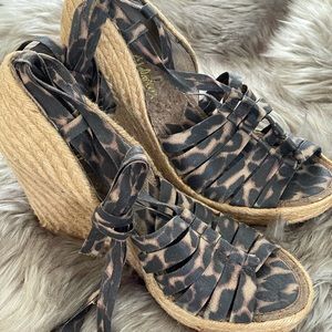 Sam Edelman’s Lexi Lace Up Espadrille Sandal NWOT
